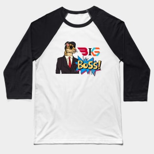 BIG TIGER BOSS POP ART STYLE DESIGN Baseball T-Shirt